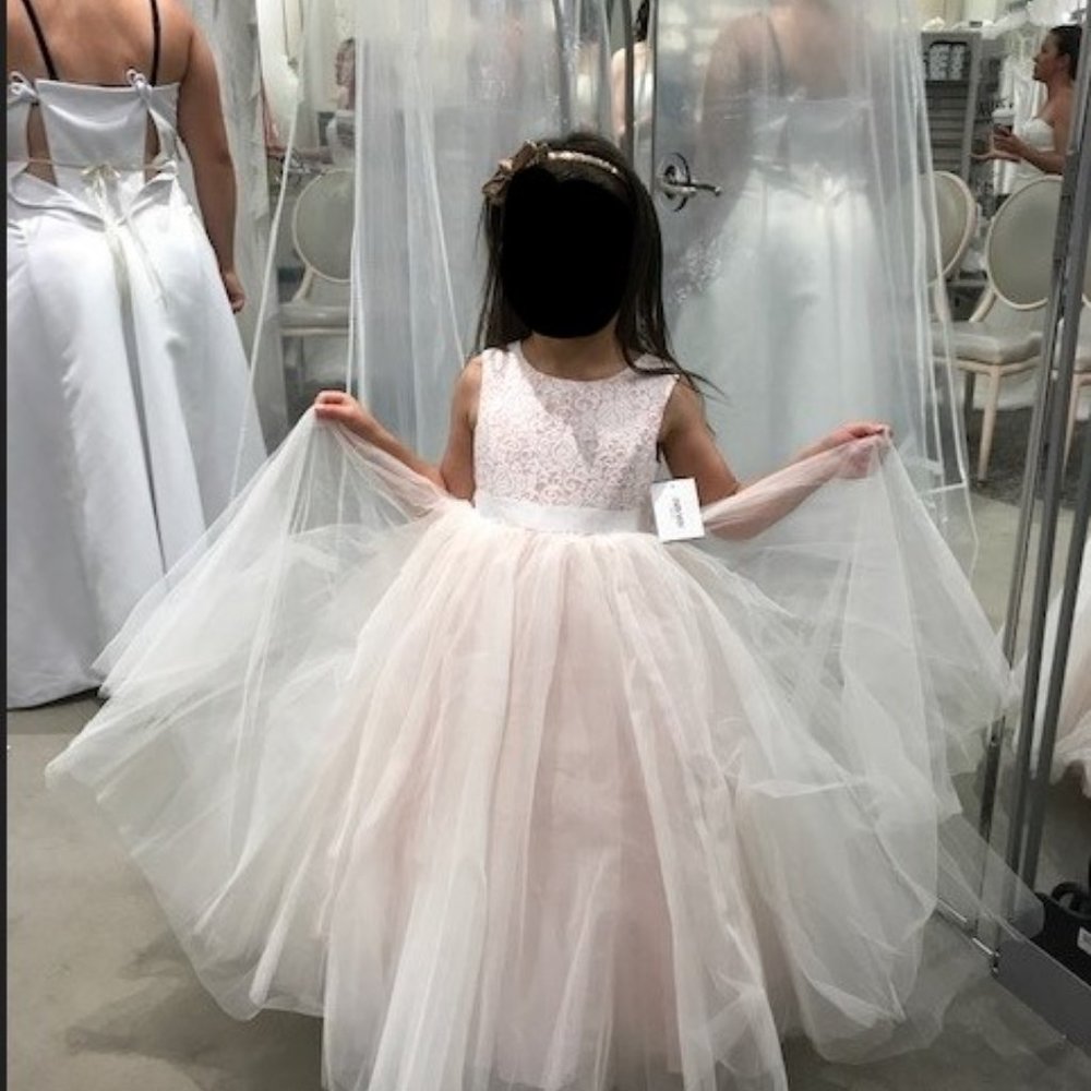 David's Bridal Flower Girl Dress Size 4
